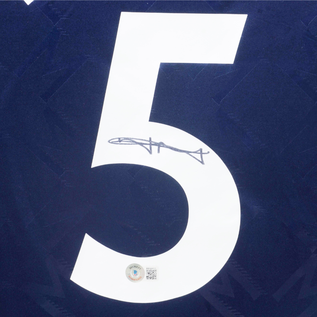 Harry Maguire Signed Manchester United Away Soccer Jersey #5 with Beckett COA